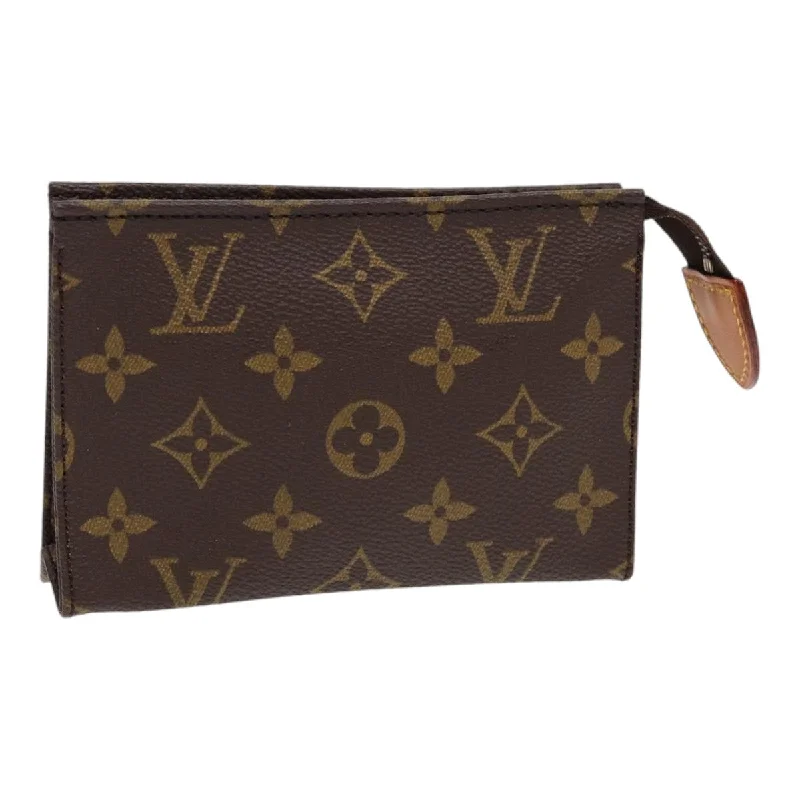 Louis Vuitton Neverfull bags with large capacity for everyday essentialsLOUIS VUITTON Monogram Poche Toilette 15 Pouch M47546 LV Auth 84462