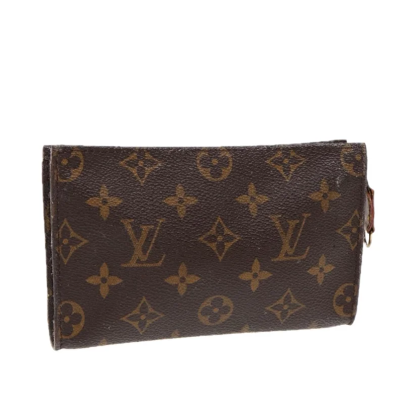 Ladies Louis Vuitton handbags with a detachable coin purse insideLOUIS VUITTON Monogram Bucket PM Accessory Pouch LV Auth 85075