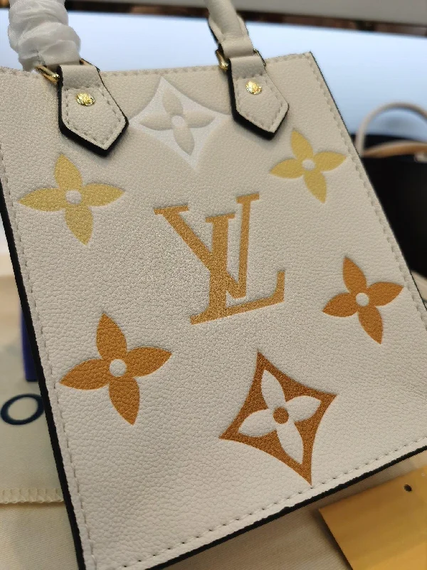 Ladies Louis Vuitton Petite Malle bags in a pastel color for a soft lookLouis Vuitton Petit Sac Plat Bag