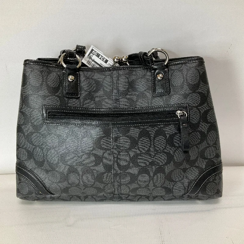 Coach Dempsey bags with a leather - wrapped drawstring for a luxurious feelHandbag Designer By Coach  Size: Large