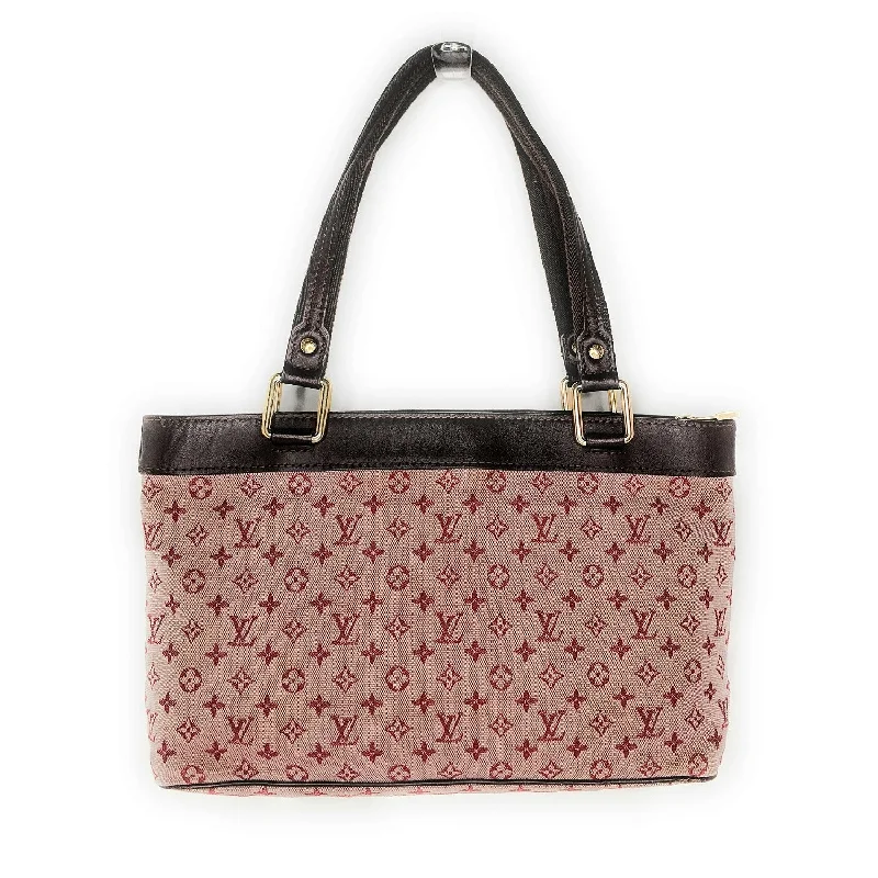 Louis Vuitton tote bags with a spacious interior and multiple pocketsLouis Vuitton Monogram Mini Lin Lucille PM Tote