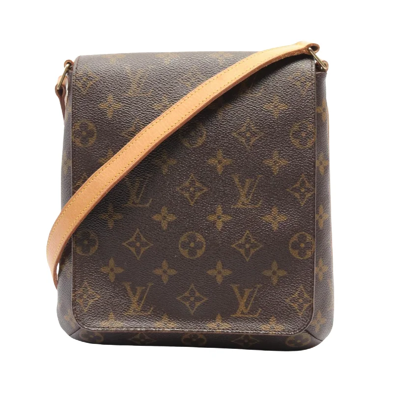 Ladies Louis Vuitton Capucines bags with gold - toned hardwareLOUIS VUITTON Musette Salsa Shoulder Bag