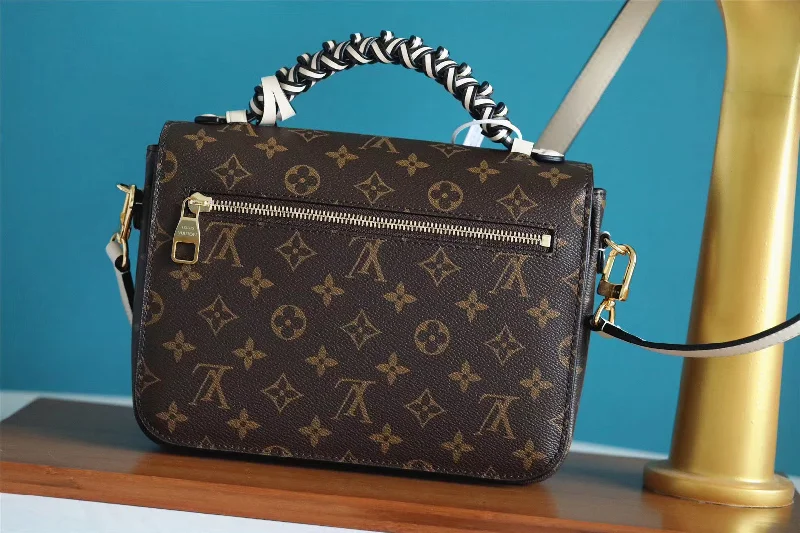 Louis Vuitton bags with a zip - around closure for enhanced securityLouis Vuitton Pochette Metis Bag