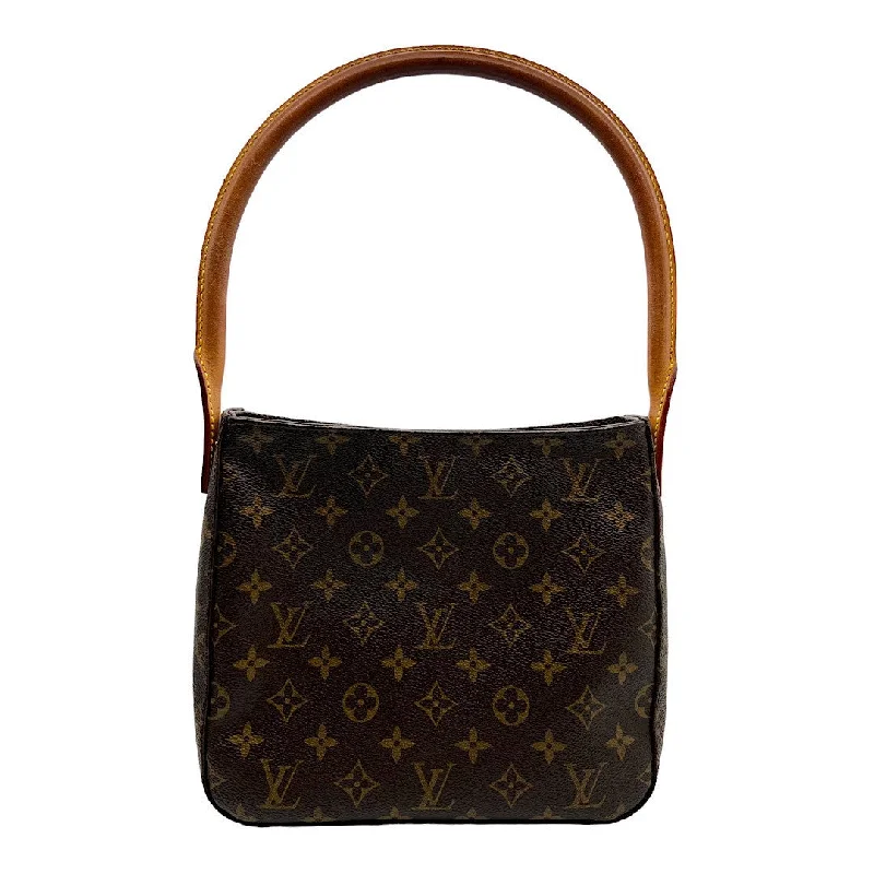 Louis Vuitton bags with a front - zip pocket for small items like keysLouis Vuitton Monogram Looping MM