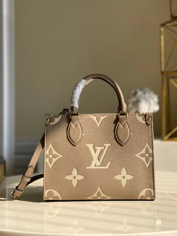 Louis Vuitton handbags with a back - zip pocket for storing valuablesLouis Vuitton  OnTheGo PM Bag