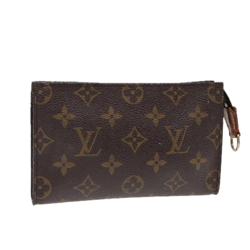 Louis Vuitton backpacks with a sleek, minimalist design for styleLOUIS VUITTON Monogram Bucket PM Accessory Pouch LV Auth 85074