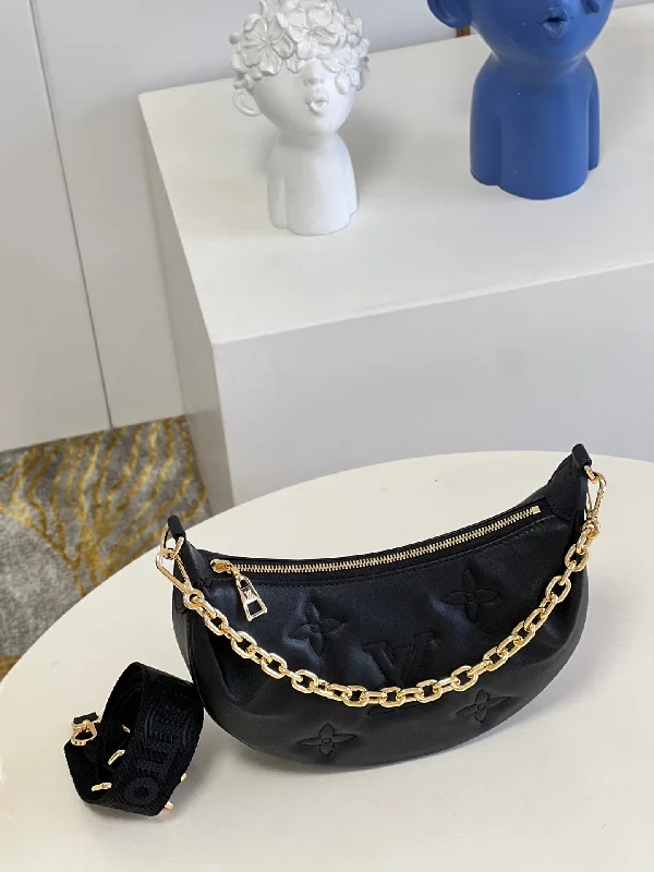 Ladies Louis Vuitton shoulder bags with a single - handle silhouetteLouis Vuitton Over The Moon Bag