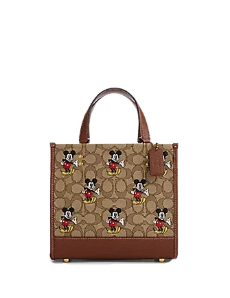 Ladies Coach Tabby bags with gold - toned hardware for a touch of luxuryCoach Disney X Coach Dempsey Tote 22 In Signature Jacquard With Mickey Mouse Print