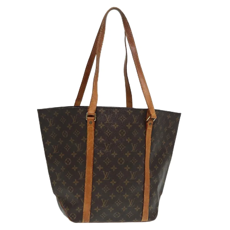 Ladies Louis Vuitton Capucines bags with a detachable shoulder strapLOUIS VUITTON Monogram Sac Shopping Tote Bag M51108 LV Auth 86772