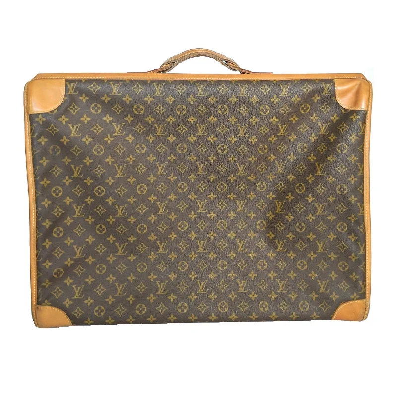 Ladies Louis Vuitton shoulder bags with a single - handle silhouetteLouis Vuitton Vintage Monogram Canvas Pullman 65 Travel Suitcase