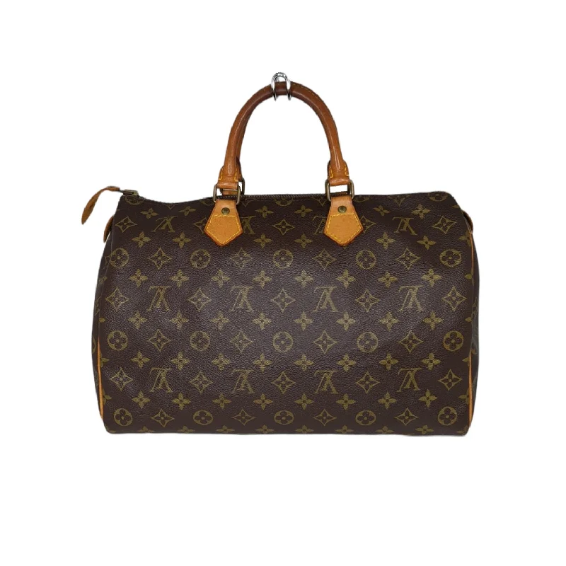 Louis Vuitton handbags with a beaded trim for a touch of glamourLouis Vuitton Vintage Monogram Canvas Speedy 35 Bag