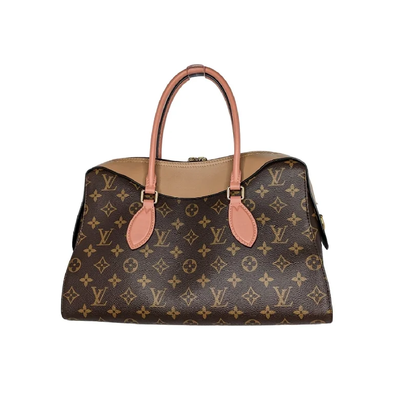 Louis Vuitton backpacks with a padded back panel for comfort during long - wearLouis Vuitton Monogram Canvas Tuileries Sesame Peach Satchel