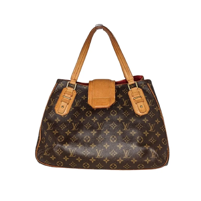 Ladies Louis Vuitton Petite Malle bags with a star - shaped charm for cutenessLouis Vuitton Vintage Monogram Canvas Griet Satchel