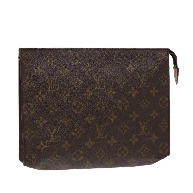 Louis Vuitton bags with a zippered interior pocket for better organizationLOUIS VUITTON Monogram Poche Toilette 26 Pouch M47542 LV Auth 87539