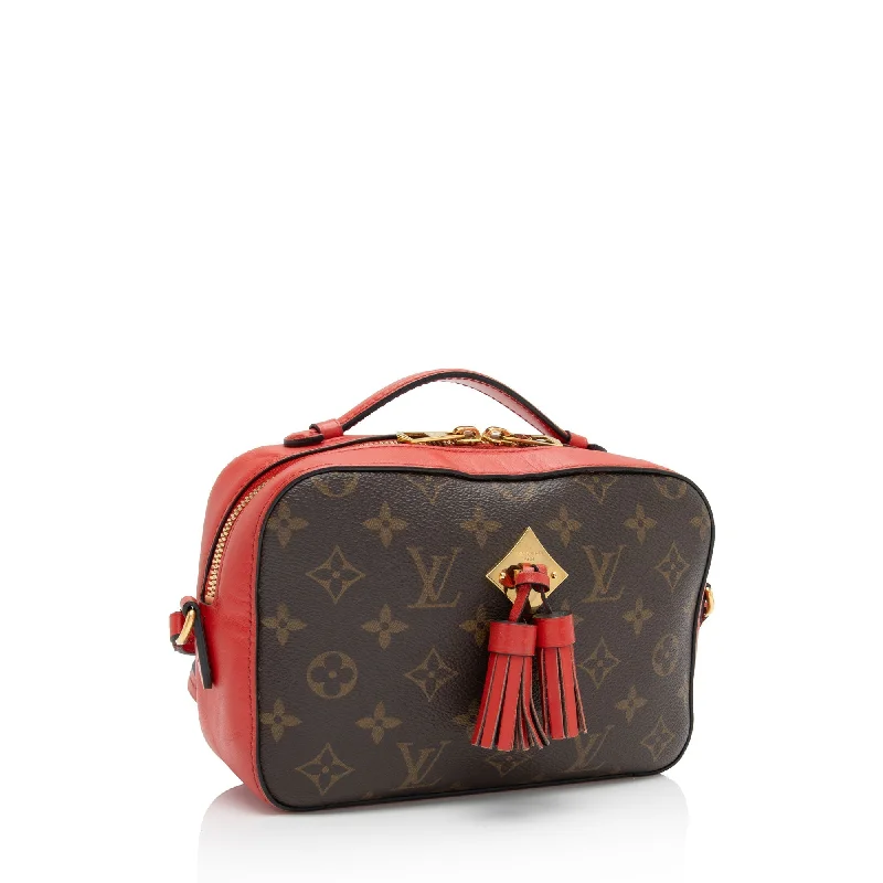 Ladies Louis Vuitton Capucines bags with gold - toned hardwareLouis Vuitton Monogram Canvas Saintonge Shoulder Bag (SHF-ocuBDh)