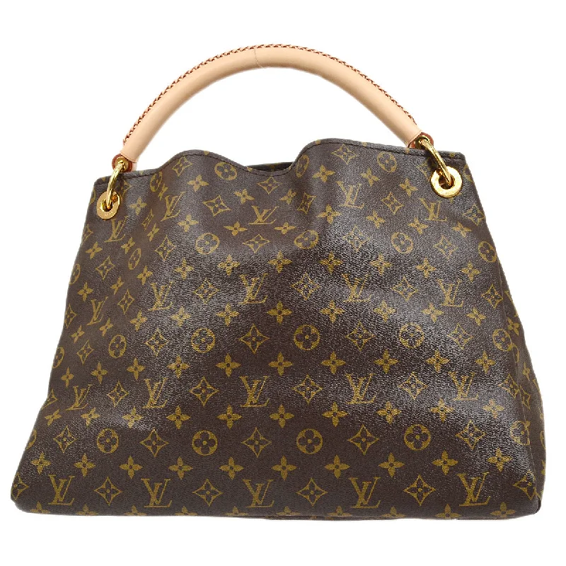 Louis Vuitton bags with a snap - button closure and a decorative charm for styleLOUIS VUITTON ARTSY MM BAG