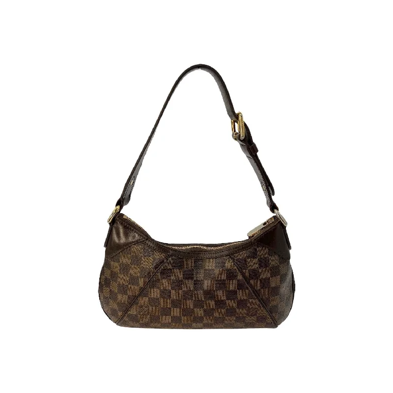 Louis Vuitton backpacks with a padded laptop compartment for travelLouis Vuitton Damier Ebene Thames PM