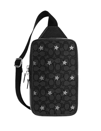 Coach tote bags with a water - resistant lining for practicalityCoach Sullivan Pack In Signature Jacquard With Star Embroidery