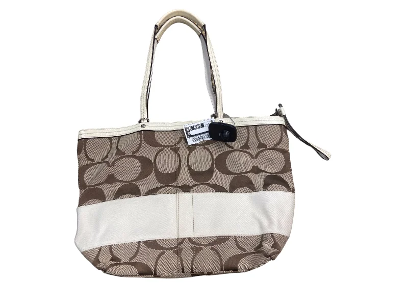 Coach tote bags with a spacious interior and multiple compartments for organizationHandbag By Coach  Size: Medium