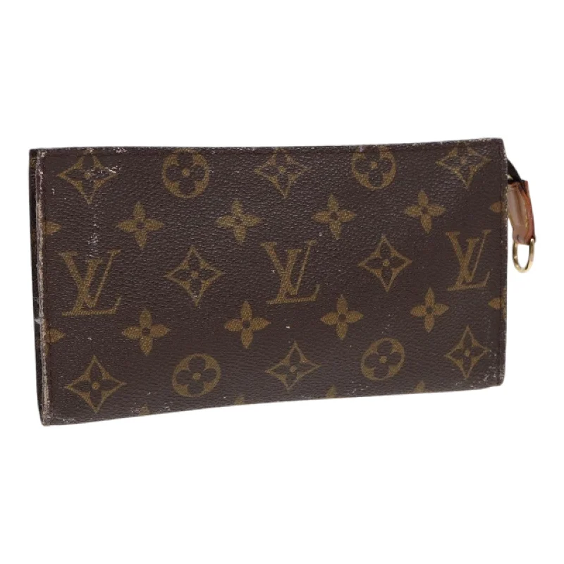 Louis Vuitton tote bags with a double - handle and shoulder - strap optionLOUIS VUITTON Monogram Bucket GM Pouch Accessory Pouch LV Auth ar12484