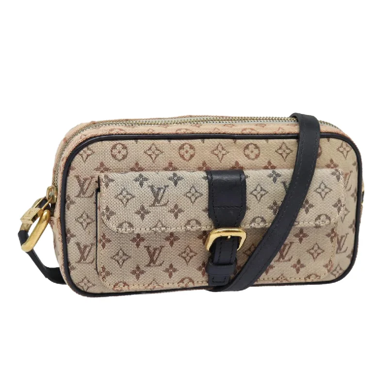 Louis Vuitton bags with a detachable mirror inside for on - the - go touch - upsLOUIS VUITTON Monogram Mini Juliet MM Shoulder Bag Blue M92004 LV Auth 87603