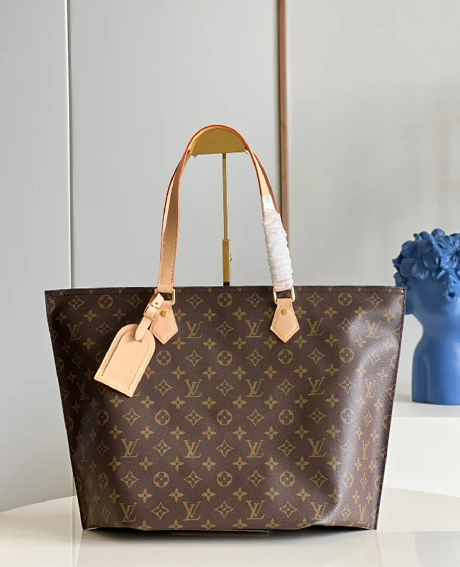 Louis Vuitton tote bags with a double - handle and shoulder - strap optionLouis Vuitton All In PM Bag