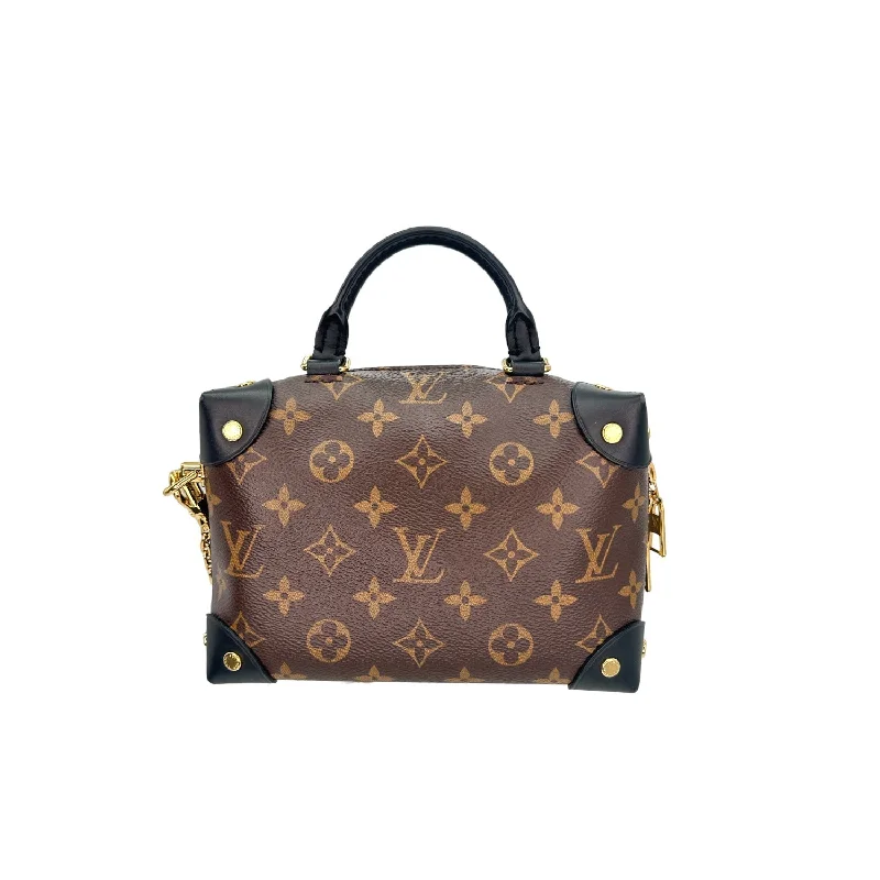 Ladies Louis Vuitton shoulder bags with a tassel decoration for charmLouis Vuitton Petite Malle Souple