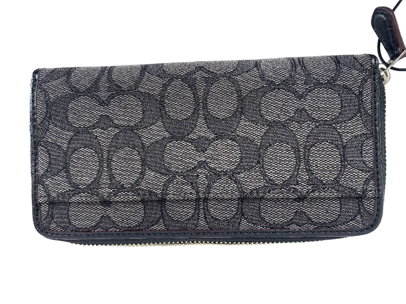 Coach handbags with a perforated leather detail for a breathable and unique designWallet Designer By Coach  Size: Medium