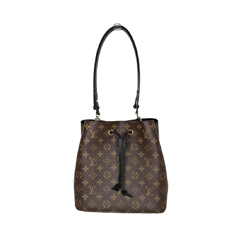 Louis Vuitton tote bags with a double - handle and shoulder - strap optionLouis Vuitton Monogram NeoNoe MM Drawstring Bucket Bag