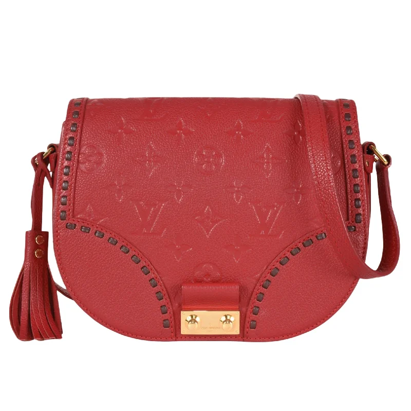 Louis Vuitton crossbody bags in a bold red color for a statementLOUIS VUITTON Junot Shoulder Bag