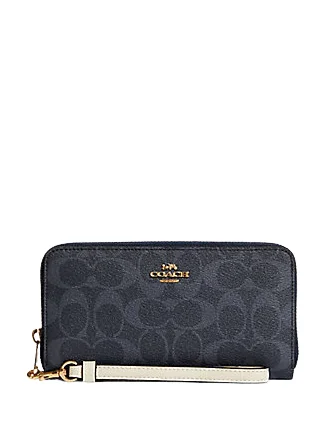 Coach bags with a back - zip pocket for storing valuables securelyCoach Long Zip Around Wallet In Signature Canvas