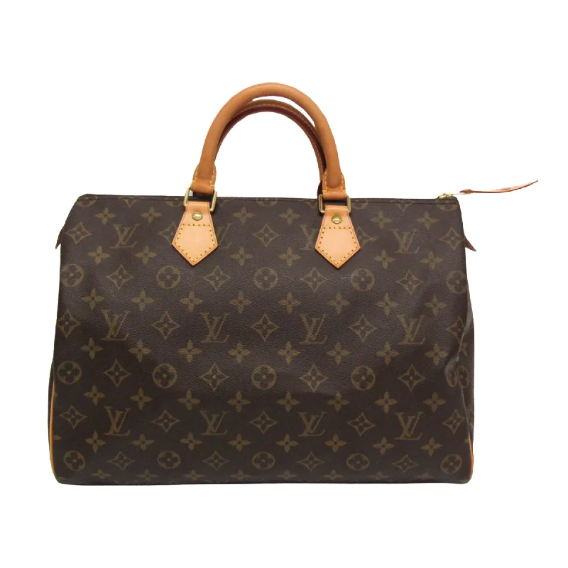 Louis Vuitton Petite Malle bags with a hard - shell structure for uniquenessLOUIS VUITTON Speedy 35 Handbag