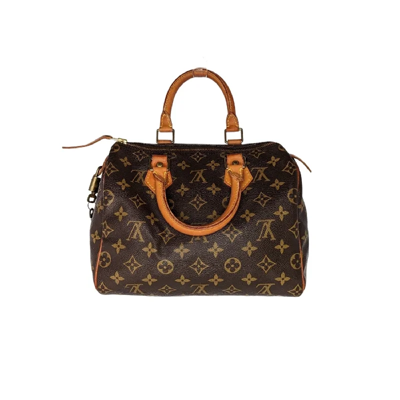 Ladies Louis Vuitton shoulder bags with a single - handle silhouetteLouis Vuitton Vintage Monogram Canvas Speedy 25 Bag