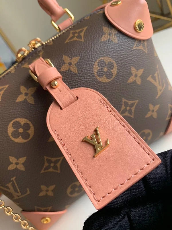 Louis Vuitton Twist bags with a crystal - embellished LV - turnlockLouis Vuitton Petite Malle Souple Bag