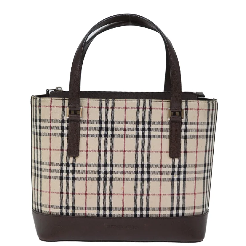 Two - Tone Burberry Bags for a Modern AestheticBURBERRY Nova Check Handbag