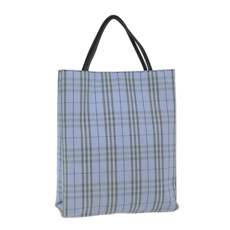 Pattern - Mixing Burberry Bags for a Fashion - Forward LookBURBERRY Nova Check Hand Bag Canvas Blue Auth 70648