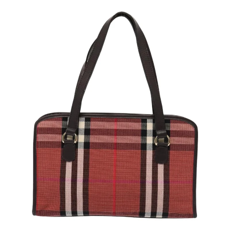 Burberry Bags for Women's Spring 2025 CollectionBURBERRY Nova Check Hand Bag Canvas Red  yb683