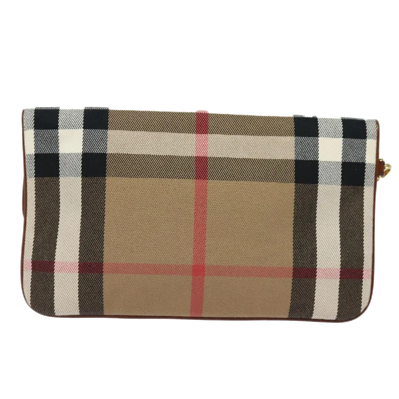 Burberry Bags with Adjustable Handles for Different Carrying WaysBURBERRY Nova Check Clutch Bag