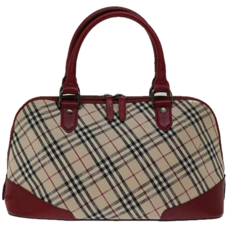 Burberry Bags with Signature Check Pattern in New ShadesBURBERRY Nova Check Hand Bag Canvas Red Beige  bs12476