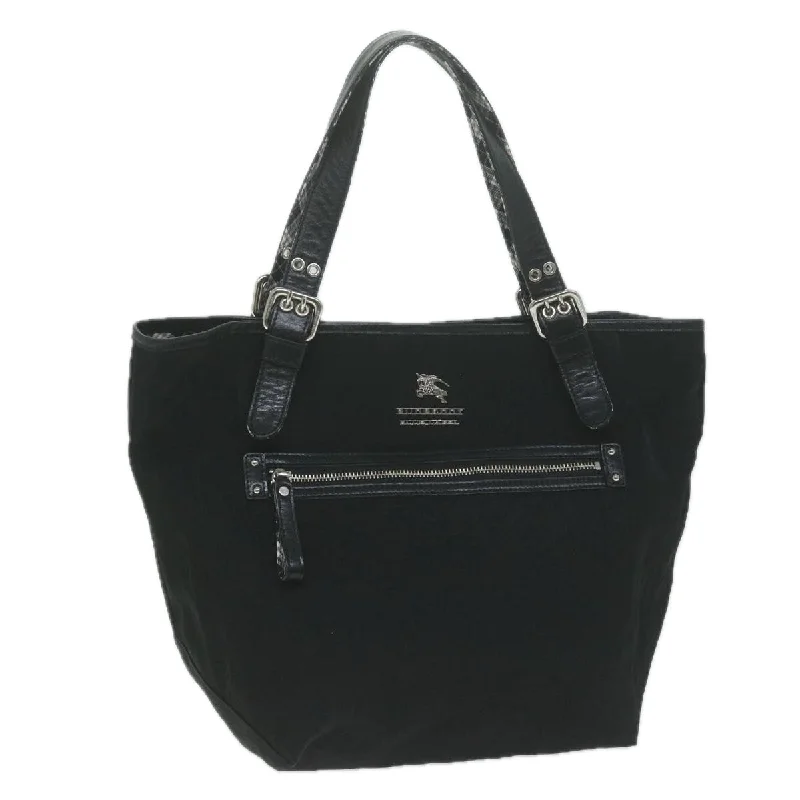 Easy - to - Clean Burberry Bags for Busy LifestylesBURBERRY Nova Check Blue Label Shoulder Bag Nylon Black Auth bs11643