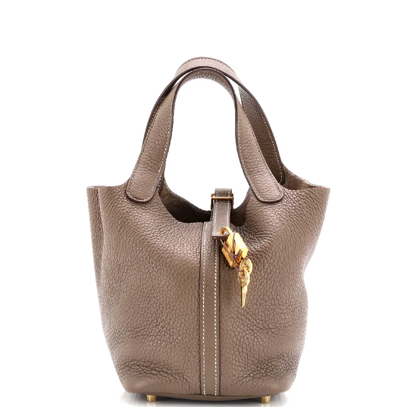 Soft - Touch Celine Duffel Bags for Weekend GetawaysPicotin Lock Bag Clemence PM