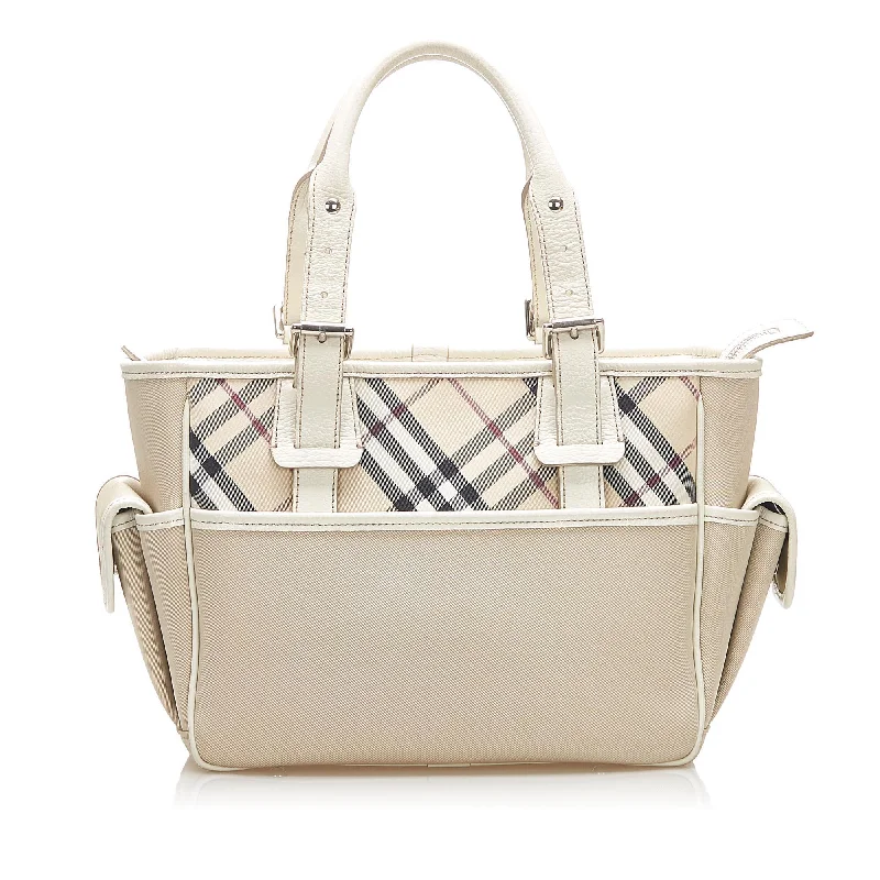 Foldable Burberry Shopping Bags for ConvenienceBurberry Nova Check Canvas Handbag (SHG-15993)