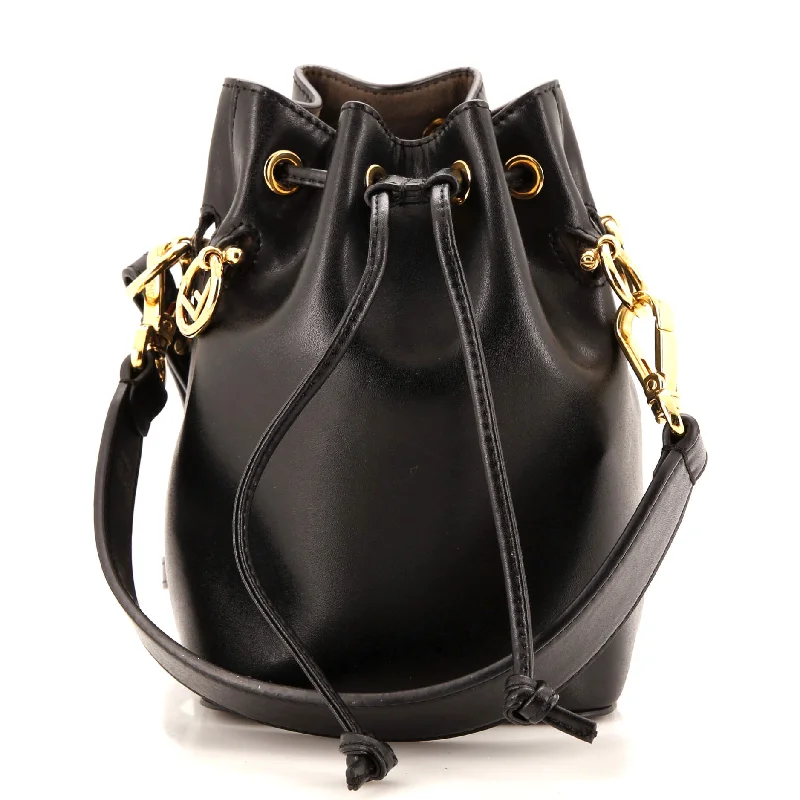 Compact and Handy Celine Waist Bags for On - the - MoveMon Tresor Bucket Bag Leather Mini