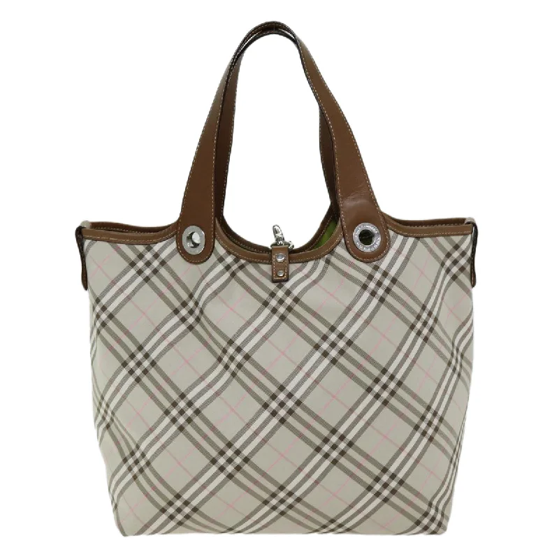 Versatile Burberry Convertible Bags for Multiple StylesBURBERRY Nova Check Reversible Tote Bag Nylon Beige Auth hk1321