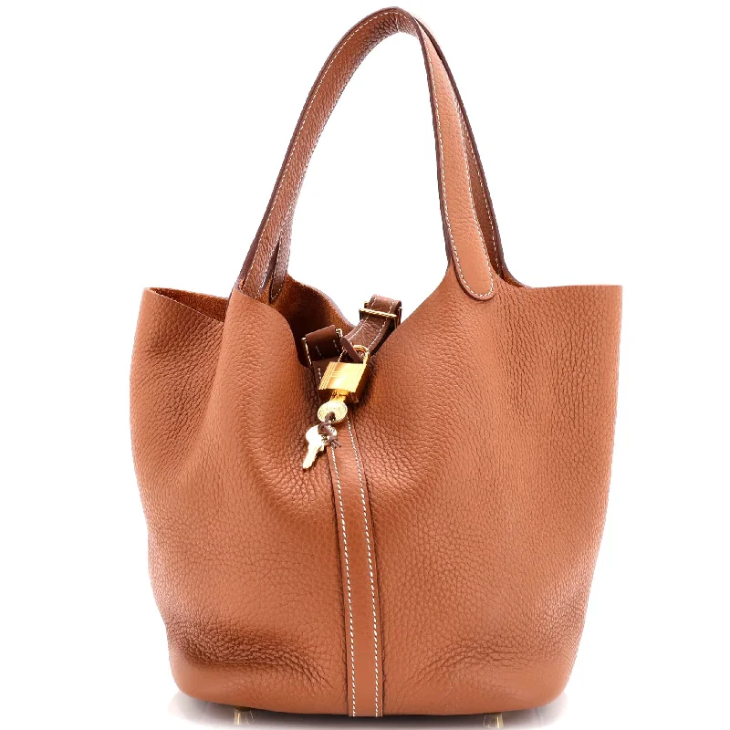 Celine Tote Bags with Spacious Interior for TravelersPicotin Lock Bag Clemence MM