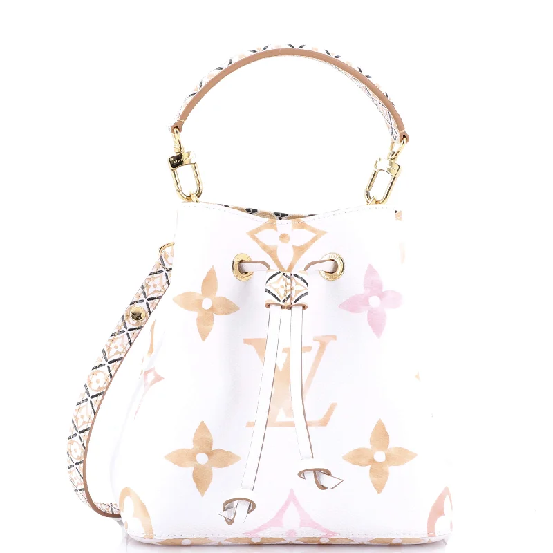 Celine Bags with RFID - Protected PocketsNeoNoe Handbag By The Pool Monogram Watercolor Giant BB