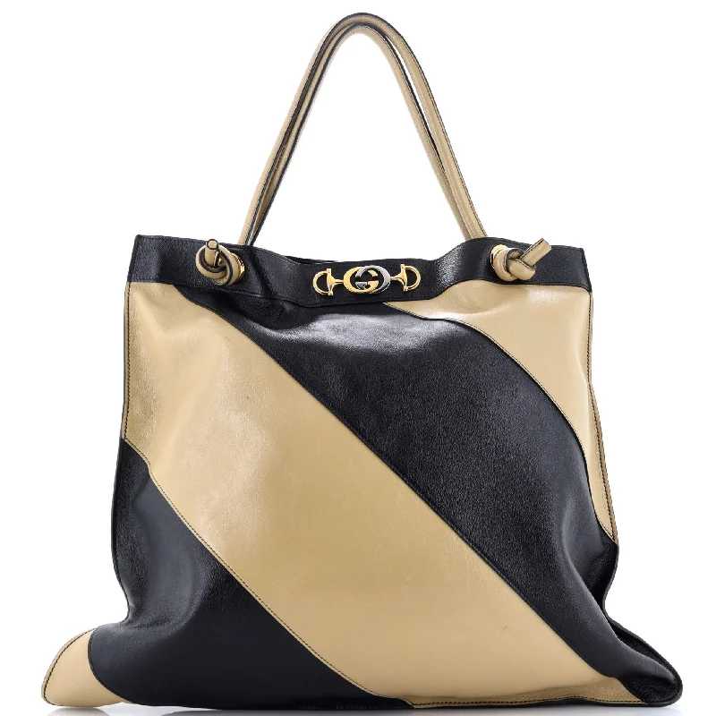 Customizable Celine Bags with Personalized AccessoriesZumi Tote Striped Leather Large