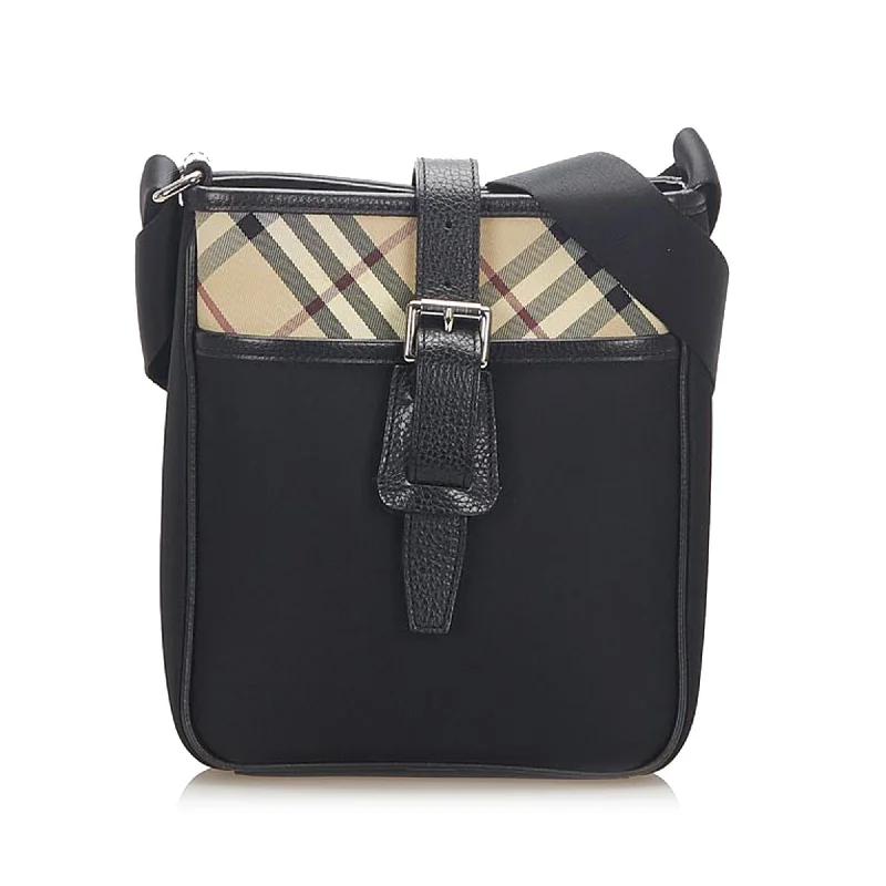 Functional Burberry Diaper Bags for New MomsBurberry Nova Check Nylon Crossbody Bag (SHG-17687)