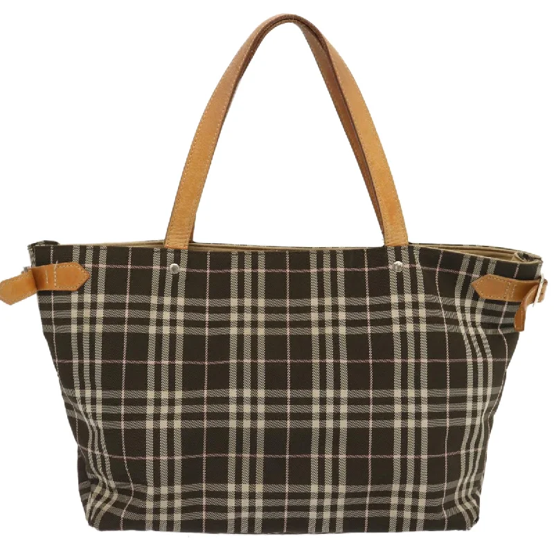 Burberry Bags with Signature Check Pattern in New ShadesBURBERRY Nova Check Blue Label Tote Bag Nylon Brown  ti1618