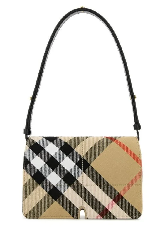 Compact and Portable Burberry Waist BagsBurberry Women Printed Canvas Snip Shoulder Bag